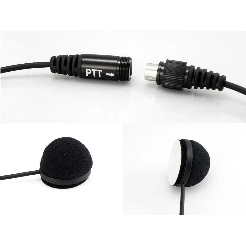 2 PIN Full Face Close Helmet Motorcycle Headset Earpiece | K Plug - Image 4