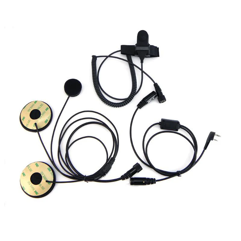 2 PIN Full Face Close Helmet Motorcycle Headset Earpiece | K Plug - Image 6