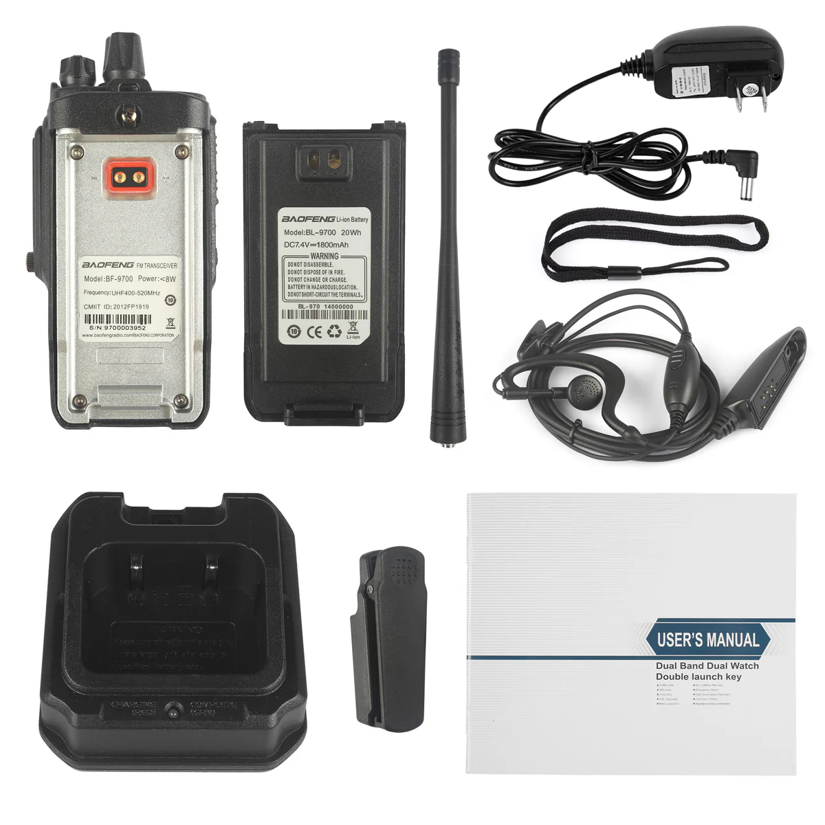 Baofeng BF-9700 [2 Pack + Cable] | UHF | 7/5/1W | Waterproof | Noise Reduction [DISCONTINUED] - Image 12