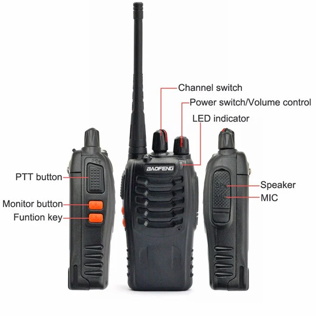 Baofeng BF-888S [2 Pack] | UHF |  5W | 16CH | CTCSS/DCS | Flashlight - Image 5