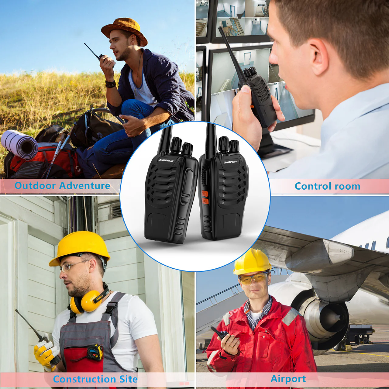 Baofeng BF-888S [4 Pack] | UHF |  5W | 16CH | CTCSS/DCS | Emergency Alarm | Flashlight - Image 11