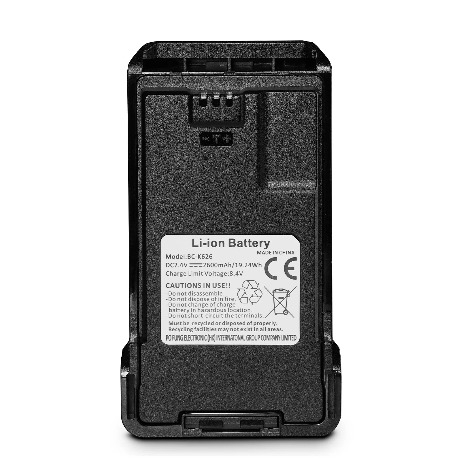 Baofeng BC-K626 | 2600 mAh Original Battery for K6 | Type-C Charging | 7.4V