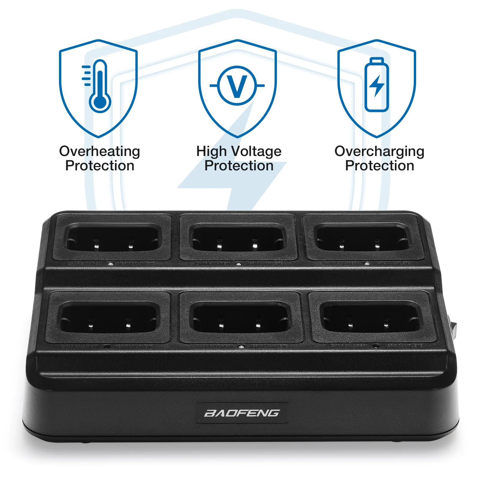 Baofeng BF-888S [6 Packs] with Bulk Charger | UHF | 5W | 16CH | CTCSS/DCS | Flashlight - Image 6