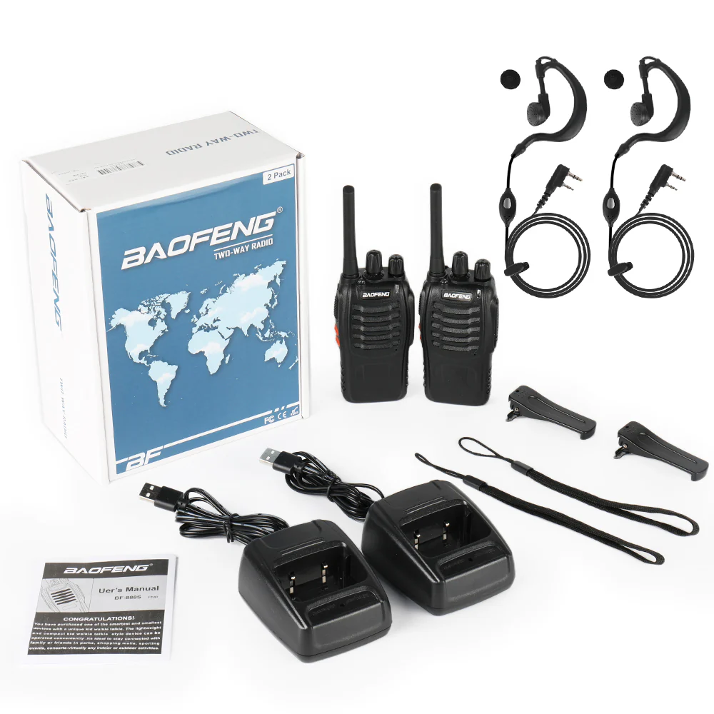 Baofeng BF-88A / 88E | USB Charging | Upgraded 888S | FRS / PMR | 1500mAh [DISCONTINUED] - Image 8
