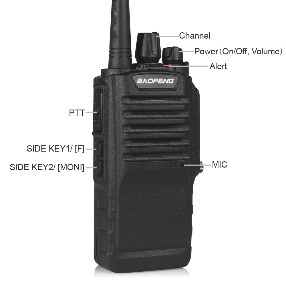 Baofeng BF-9700 | UHF | 7/5/1W | Waterproof | Noise Reduction | 1800mAh | with Cable [DISCONTINUED] - Image 5