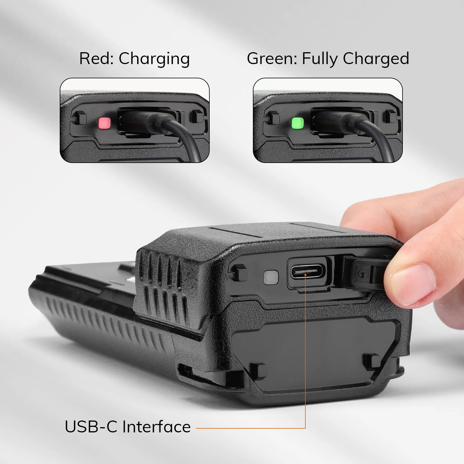 Baofeng BL-5RHPlus 5200mAh Battery | USB-C Charging | For UV-5G Plus/UV-5RM Plus/UV-5RM GPS - Image 5
