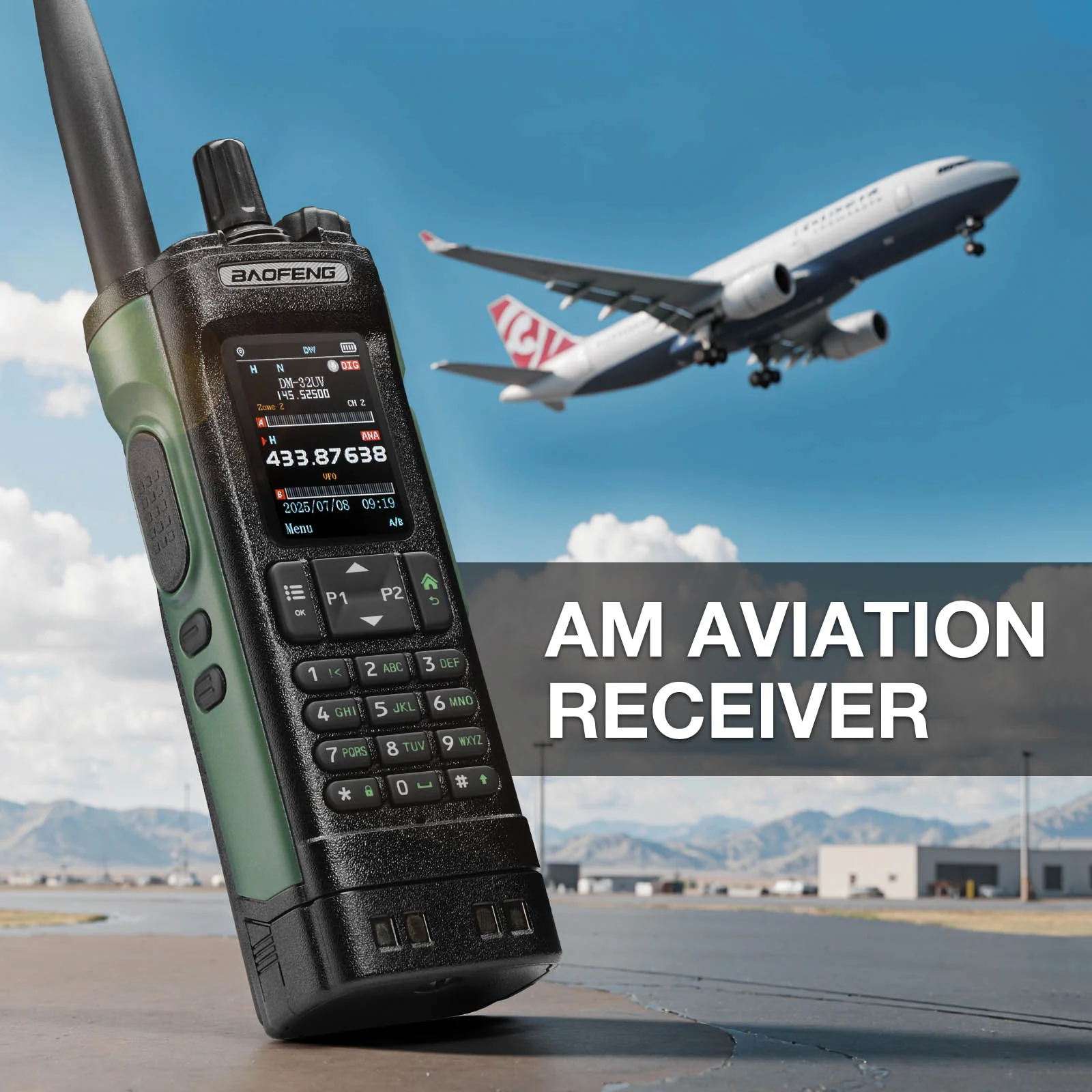 Baofeng DM-32UV 10W DMR Ham Radio | GPS & Digital APRS | UHF/VHF/AM/FM/NOAA | NOAA Alert | Tier II Dual Slot | 2” Color Display | 4K Channels | 50K Contacts - Image 12