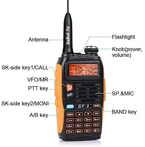 Baofeng GT-3 Mark II [3 Pack] | Dual Band | 5W | Better Antenna | VOX | Flashlight [DISCONTINUED] - Image 6