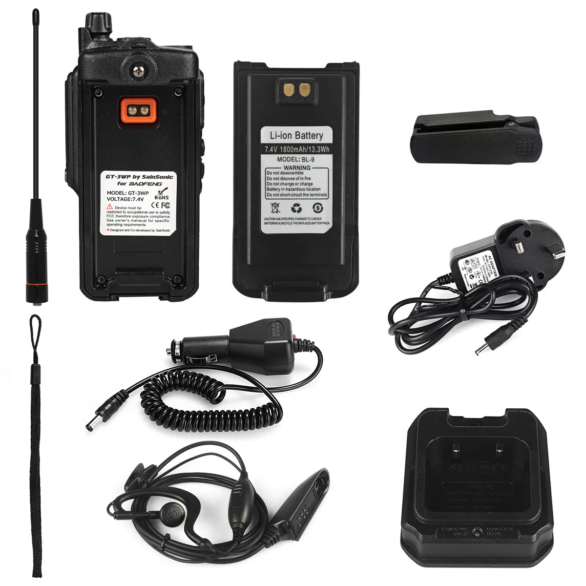 Baofeng GT-3WP | Dual Band | 5/3/1W | IP67 Waterproof - Image 9