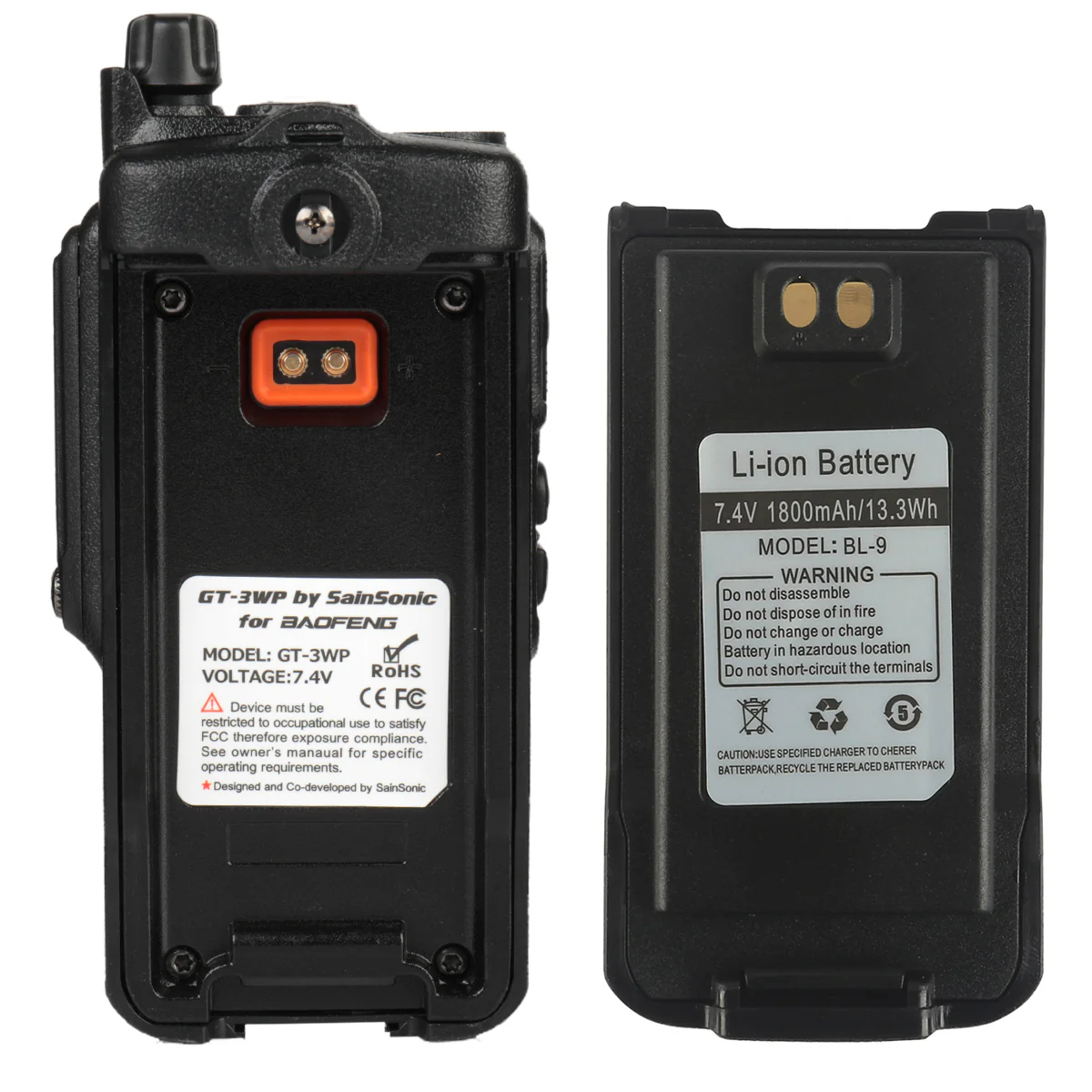 Baofeng GT-3WP Waterproof Two Way Radio + Speaker Mic [DISCONTINUED] - Image 4