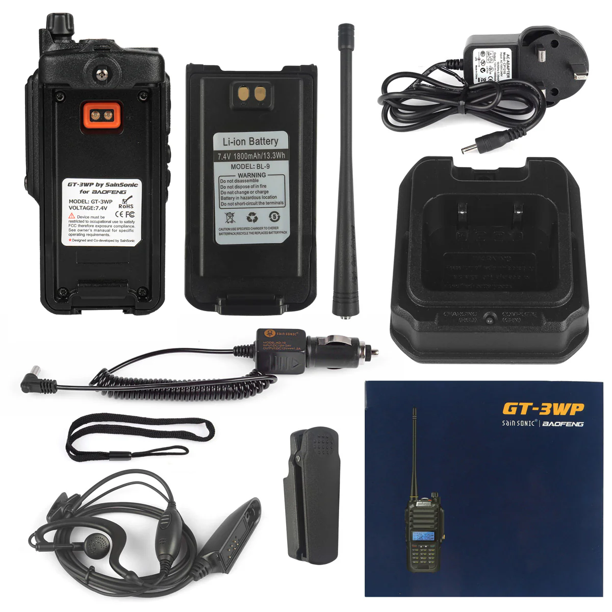 Baofeng GT-3WP Waterproof Two Way Radio + Speaker Mic [DISCONTINUED] - Image 9