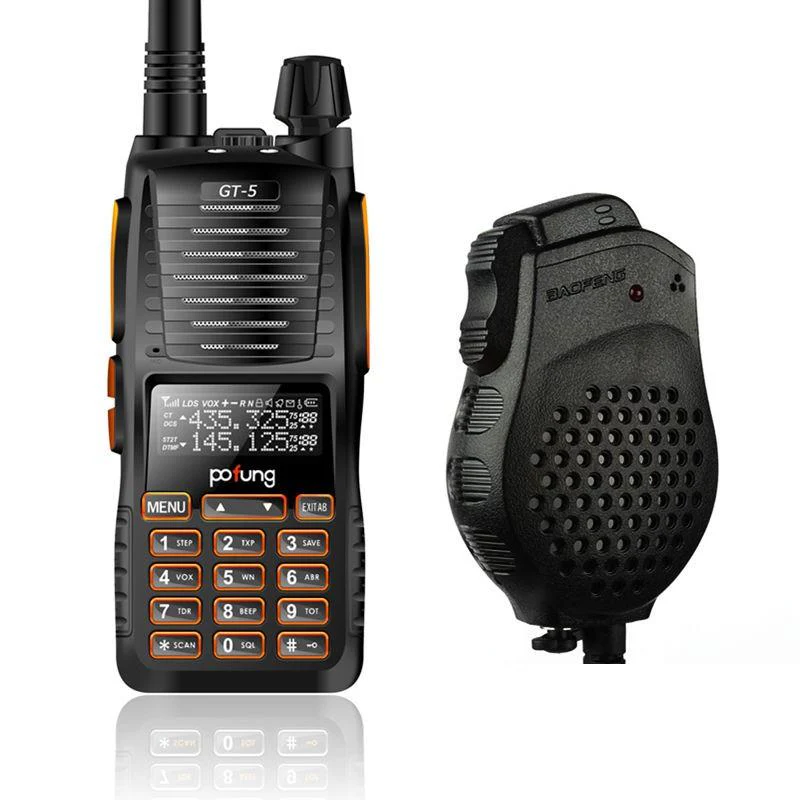 Baofeng GT-5 Dual Band Two-Way Radio + Speaker Mic [DISCONTINUED]