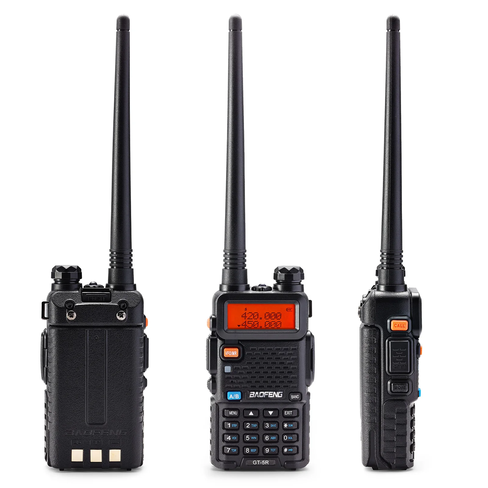 Baofeng GT-5R [6 Packs] |  with Six-way Charger & Cable [100% Legal Version of UV-5R] - Image 13