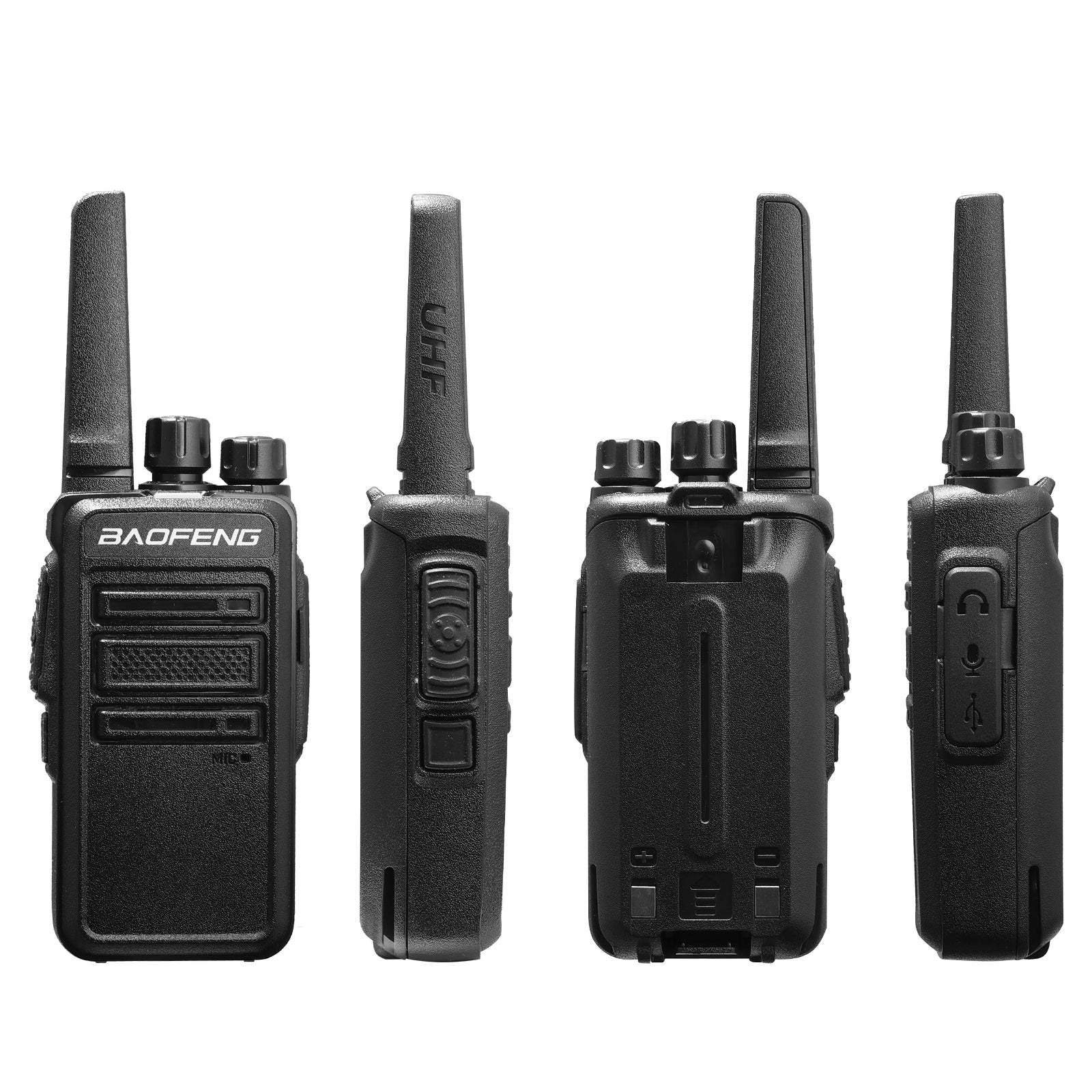 Baofeng GT-68 [4 Packs] FRS Radios | License-free | Typc-C Charging | CTCSS/DCS - Image 3