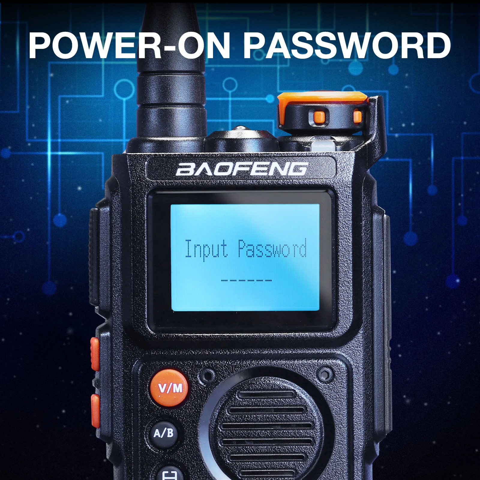 Baofeng K6 Tri-Band Radio | 5W | 999 CH | UHF/VHF/1.25M/NOAA/FM/Air Receiver | Reverse Repeater Freq | 2600mAh Type-C Battery - Image 5