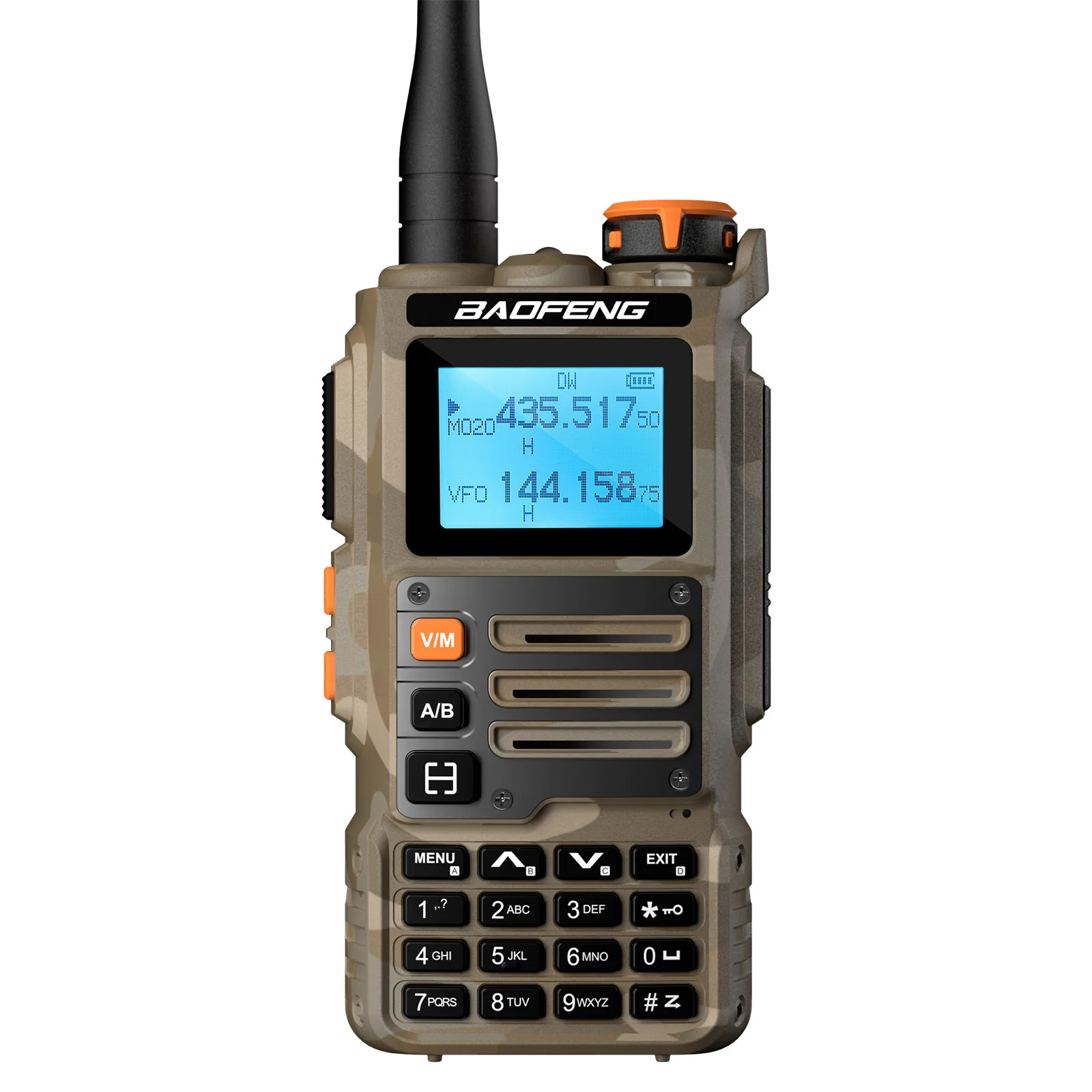 Baofeng K63 Tri-band Radio | 6W | 999CH | VHF/UHF/1.25M/AM/FM/NOAA | 2600mAh Battery | Wireless Freq Copy