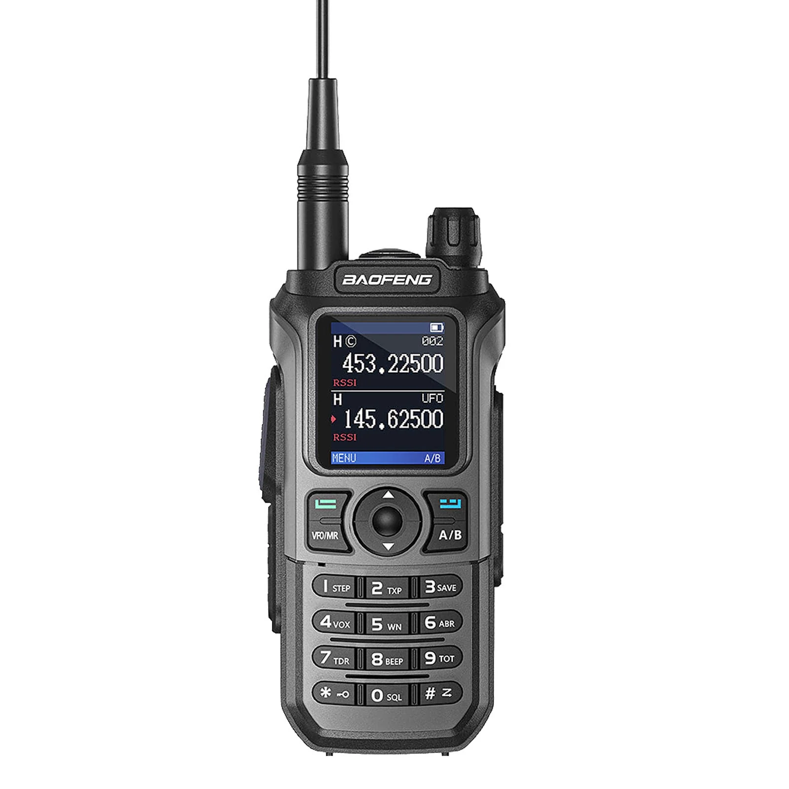 Baofeng UV-21R 6W Tri-Band Radio | 1.77'' Color Large Screen | NOAA | 999 CHs | Wireless Copy Frequency | Type-C Charging
