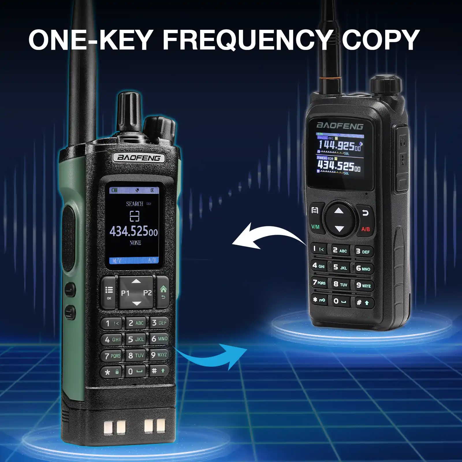 Baofeng UV-32 Ham Radio | 10W | Multi-Band | GPS | APP & CHIRP Programmable | 2.0” Large Color Display | 1000CHs | NOAA/Airband Receiver - Image 11