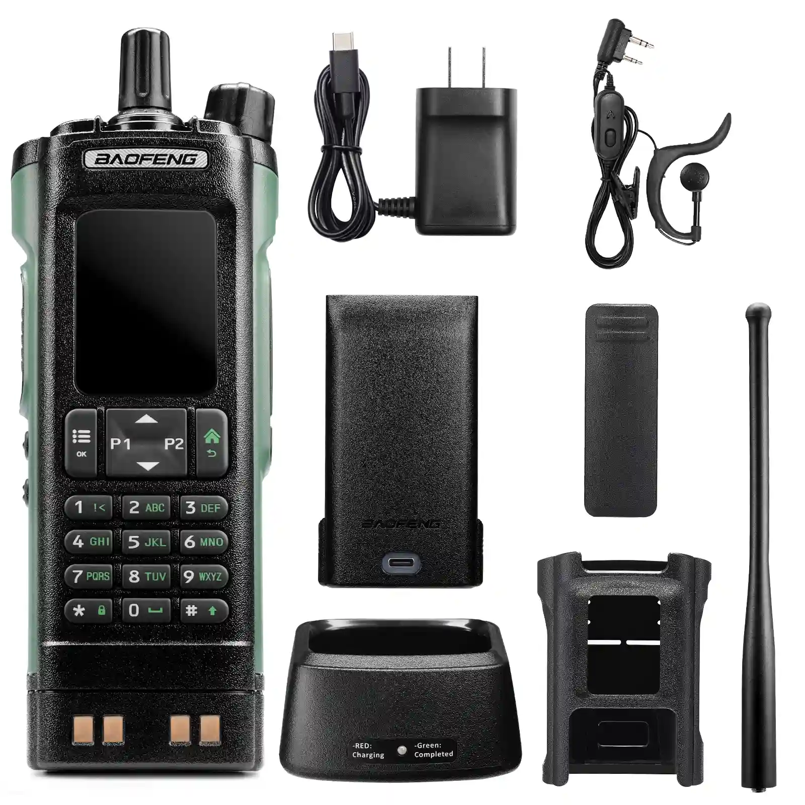 Baofeng UV-32 Ham Radio | 10W | Multi-Band | GPS | APP & CHIRP Programmable | 2.0” Large Color Display | 1000CHs | NOAA/Airband Receiver - Image 14