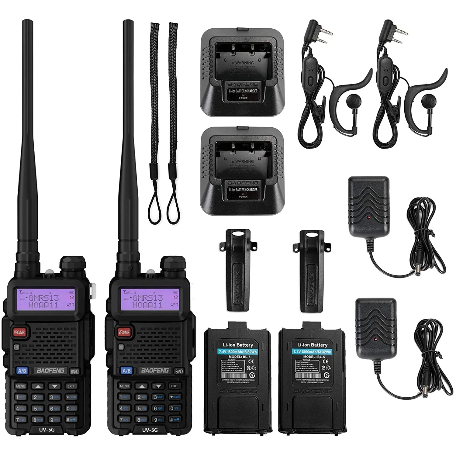 Baofeng UV-5X / UV-5G [1 Pair] [OPEN BOX] - Image 5