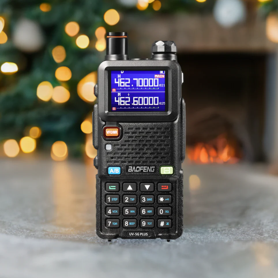 Baofeng UV-5G Plus GMRS Radio | 5W | 2500mAh USB-C Battery | Frequency Copy | 999 CH | NOAA | Support Chirp - Image 2