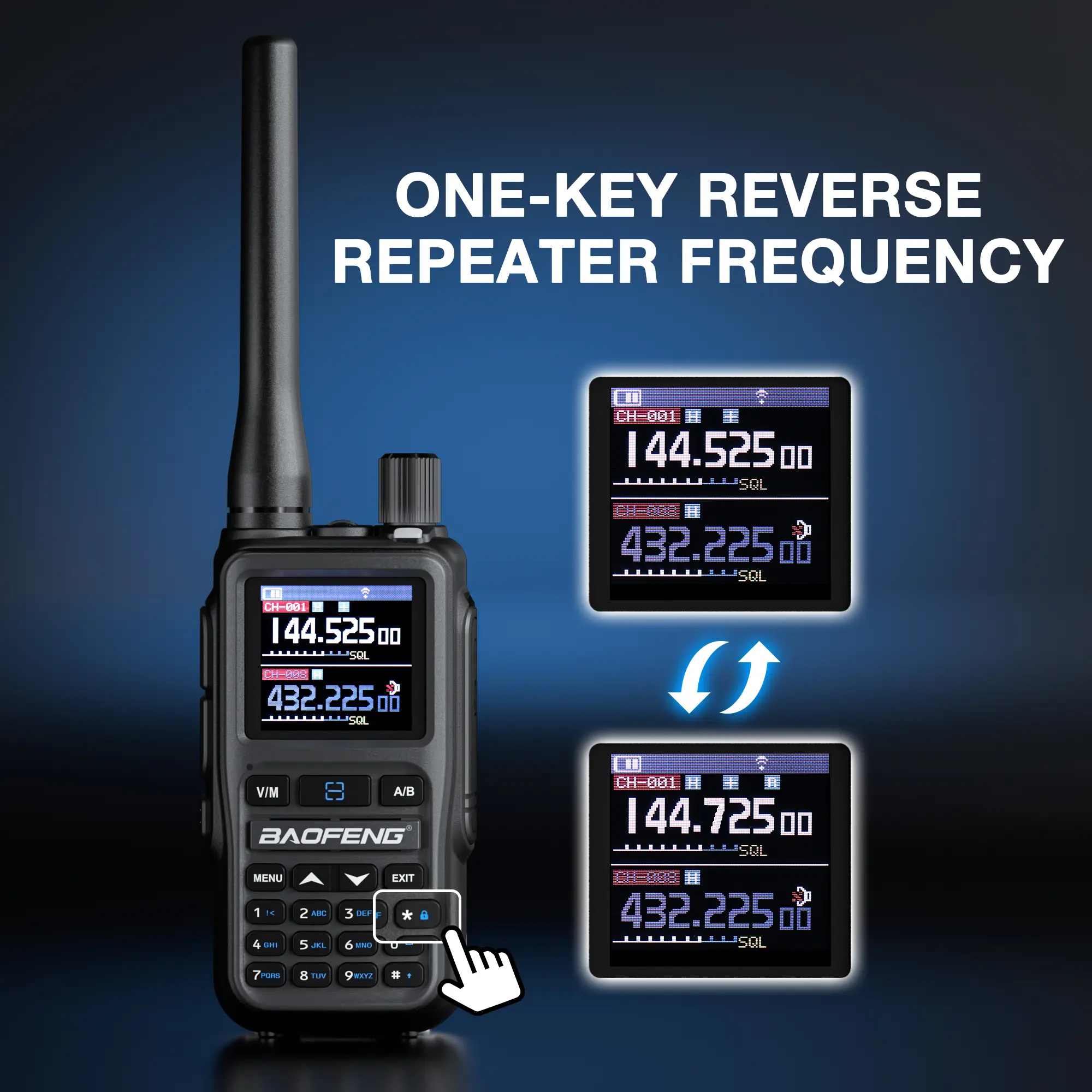 Baofeng UV-5R Mini Dual-band Radio | 5W/2W | APP Programming | Quartz/Amber/Grey | 1.44 Inch Color Screen | 999CH  | NOAA | USB-C Charging - Image 12