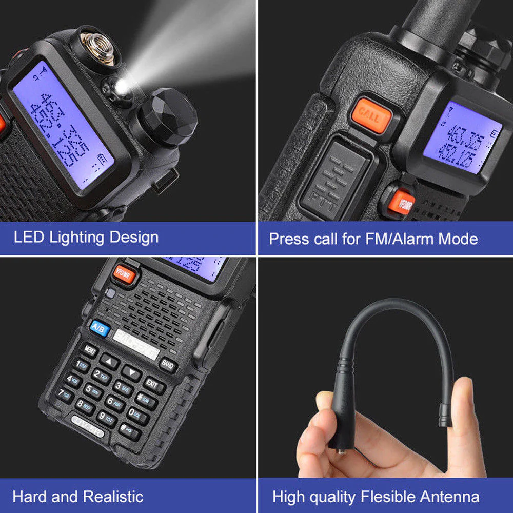 Baofeng UV-5R | Dual Band | 4/1W | 128CH | Flashlight | VOX | Alert | TOT - Image 5