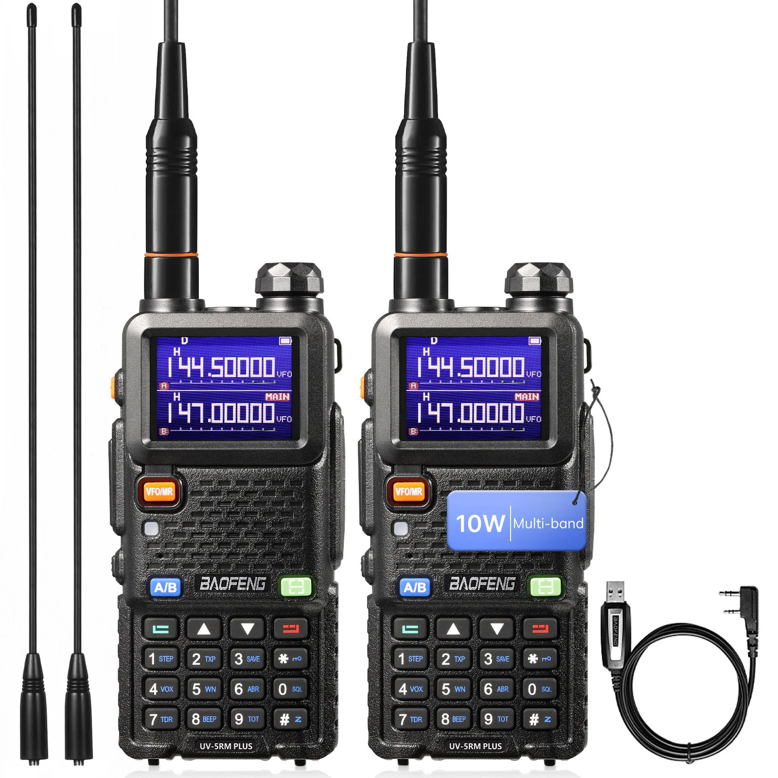 Baofeng UV-5RM Plus | Multi-Band | Airband | 10W | NOAA | 2500mAh Battery | USB-C Charging | Chirp Compatible - Image 11