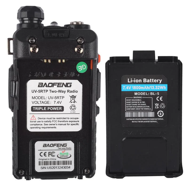 Baofeng UV-5RTP | Dual Band | 8W/4W/1W | Tri-power Two Way Radio - Image 7