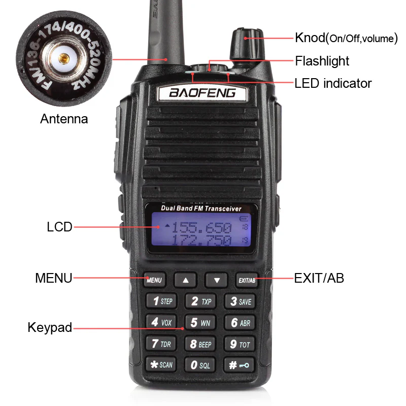 Baofeng UV-82L + Cable - Image 2