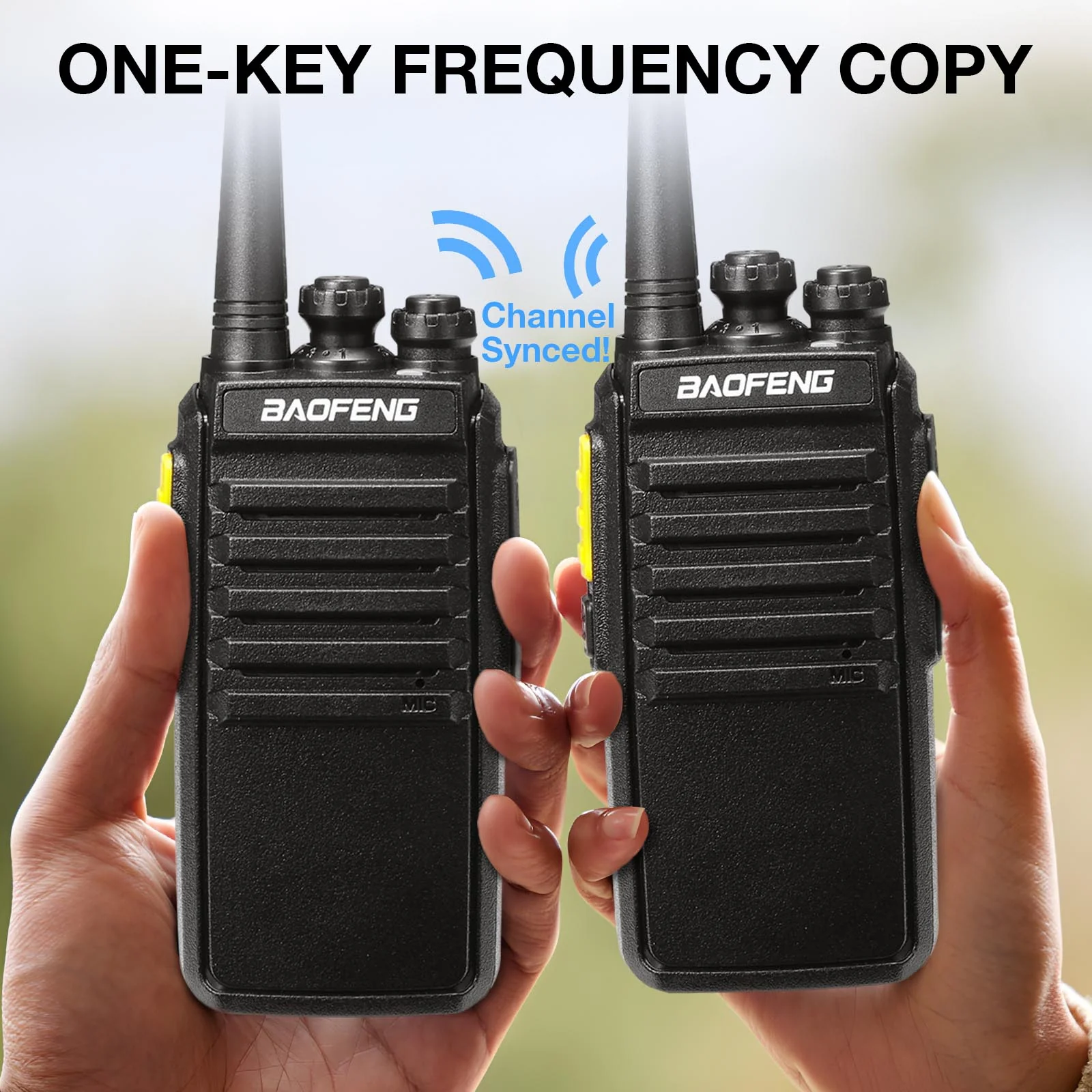 Baofeng V1D Two Way Radio | UHF | Noise Reduction | Frequency Copy | Privacy Encryption | VOX | 4 Pack - Image 4