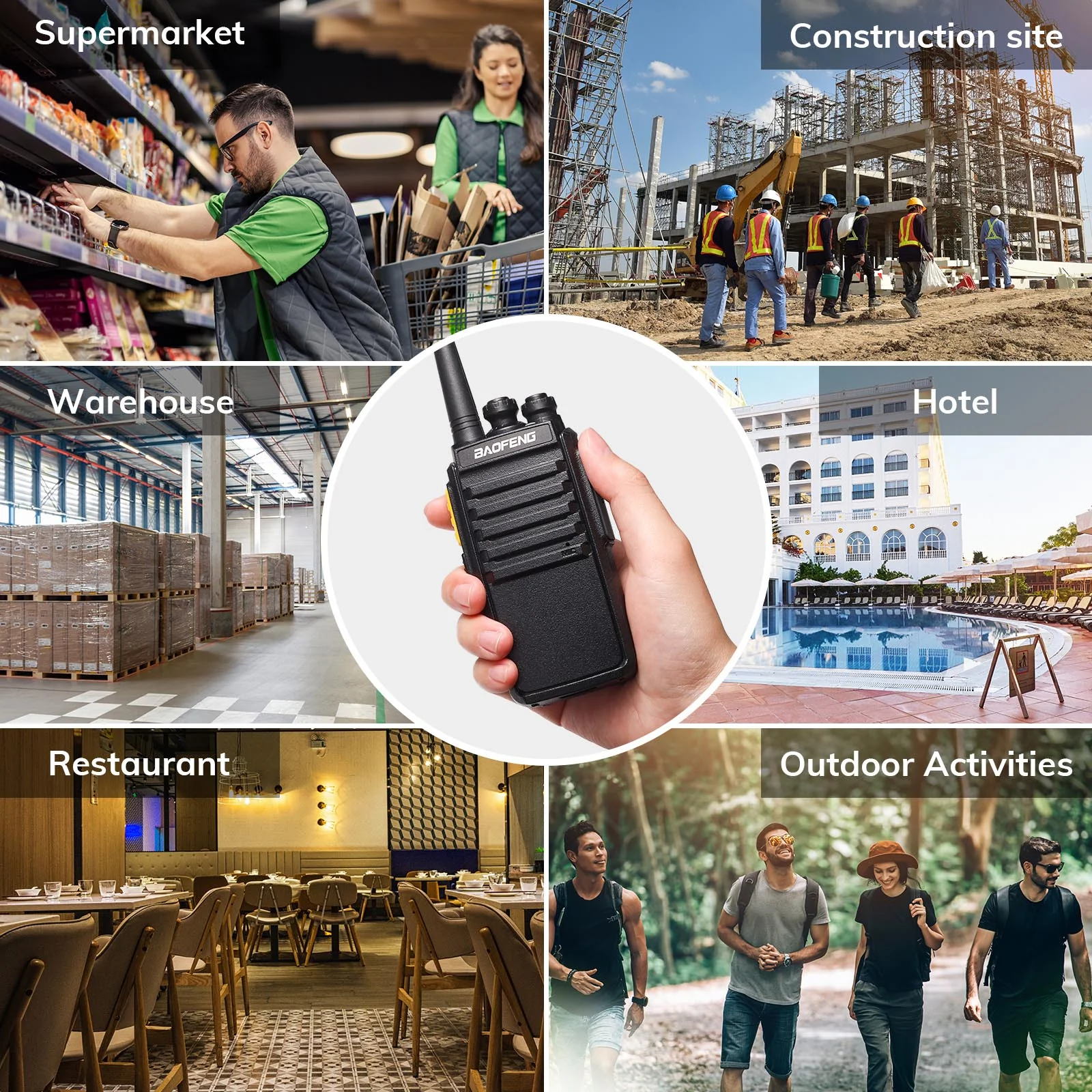 Baofeng V1D Two Way Radio | UHF | Noise Reduction | Frequency Copy | Privacy Encryption | VOX | 4 Pack - Image 6