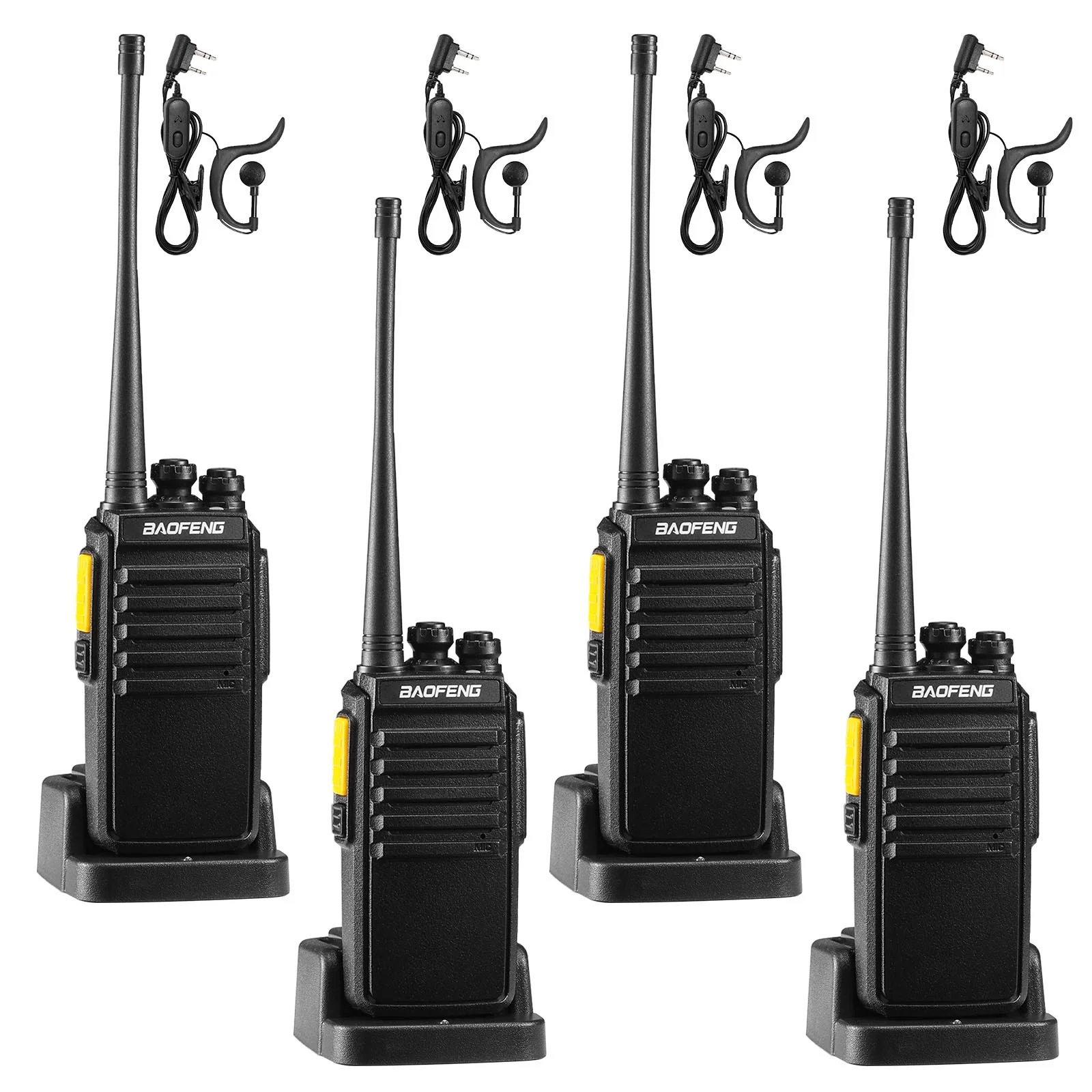 Baofeng V1D Two Way Radio | UHF | Noise Reduction | Frequency Copy | Privacy Encryption | VOX | 4 Pack - Image 9