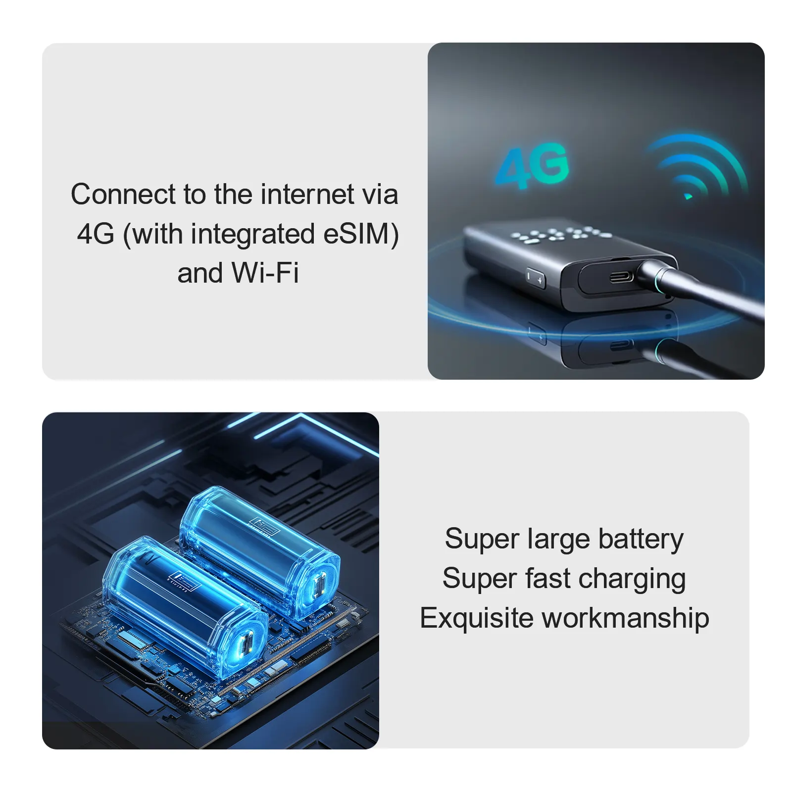 CHOYONG WT2 Network Radio | 2W UHF HT | WiFi/4G POC Group Talk | FM/AM/SW Receiver | 2500mAh Fast Charging | Voice Search - Image 13