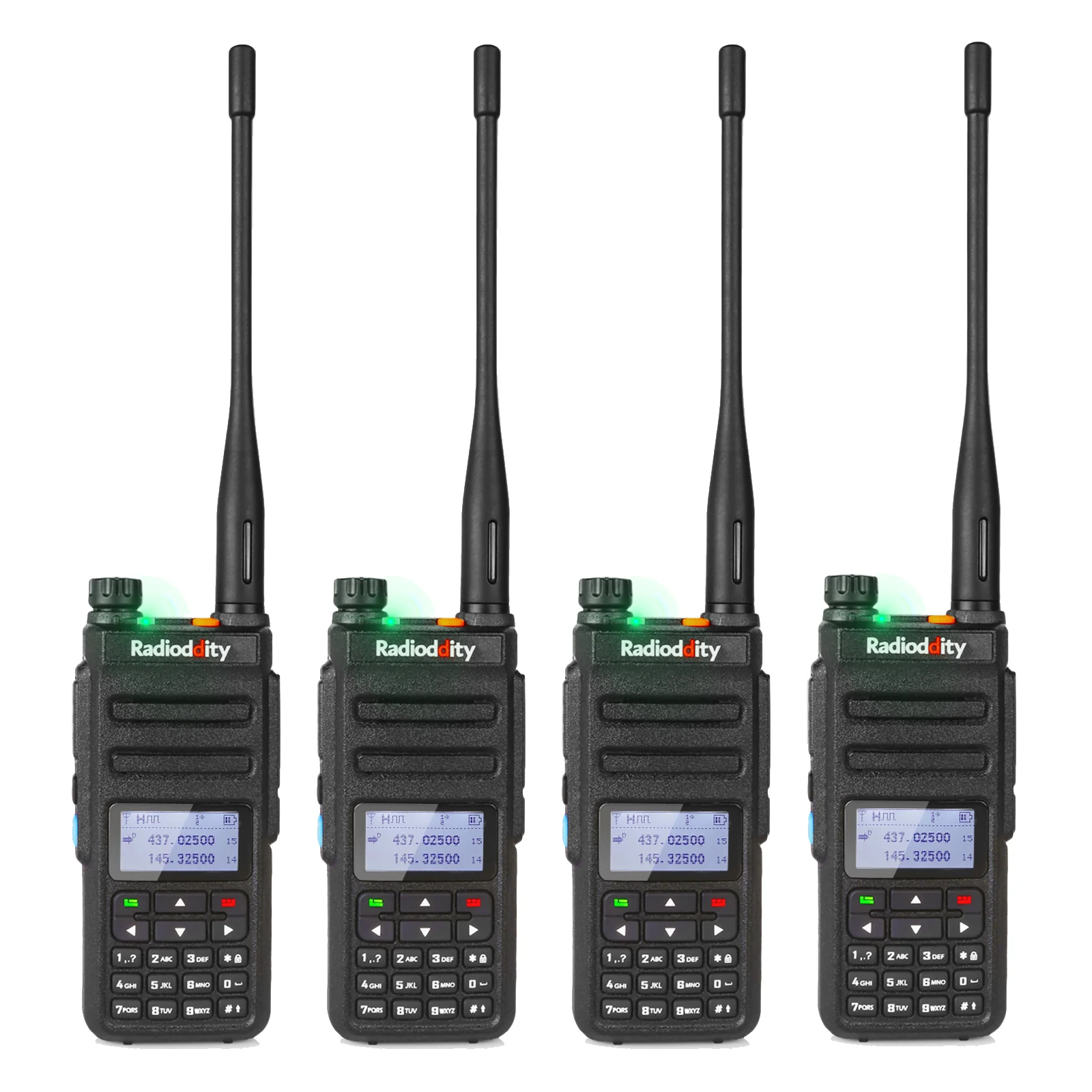GD-77 DMR Dual Band Dual Time Slot Two Way Radio + Cable [4 Pack] [DISCONTINUED]