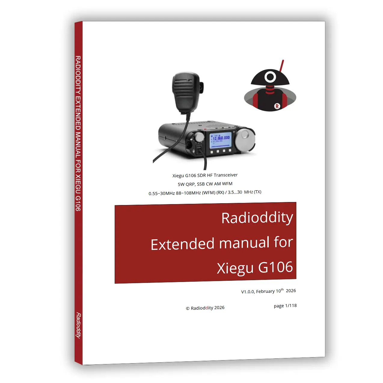 [eBook] Radioddity Extended Manual for Xiegu G106
