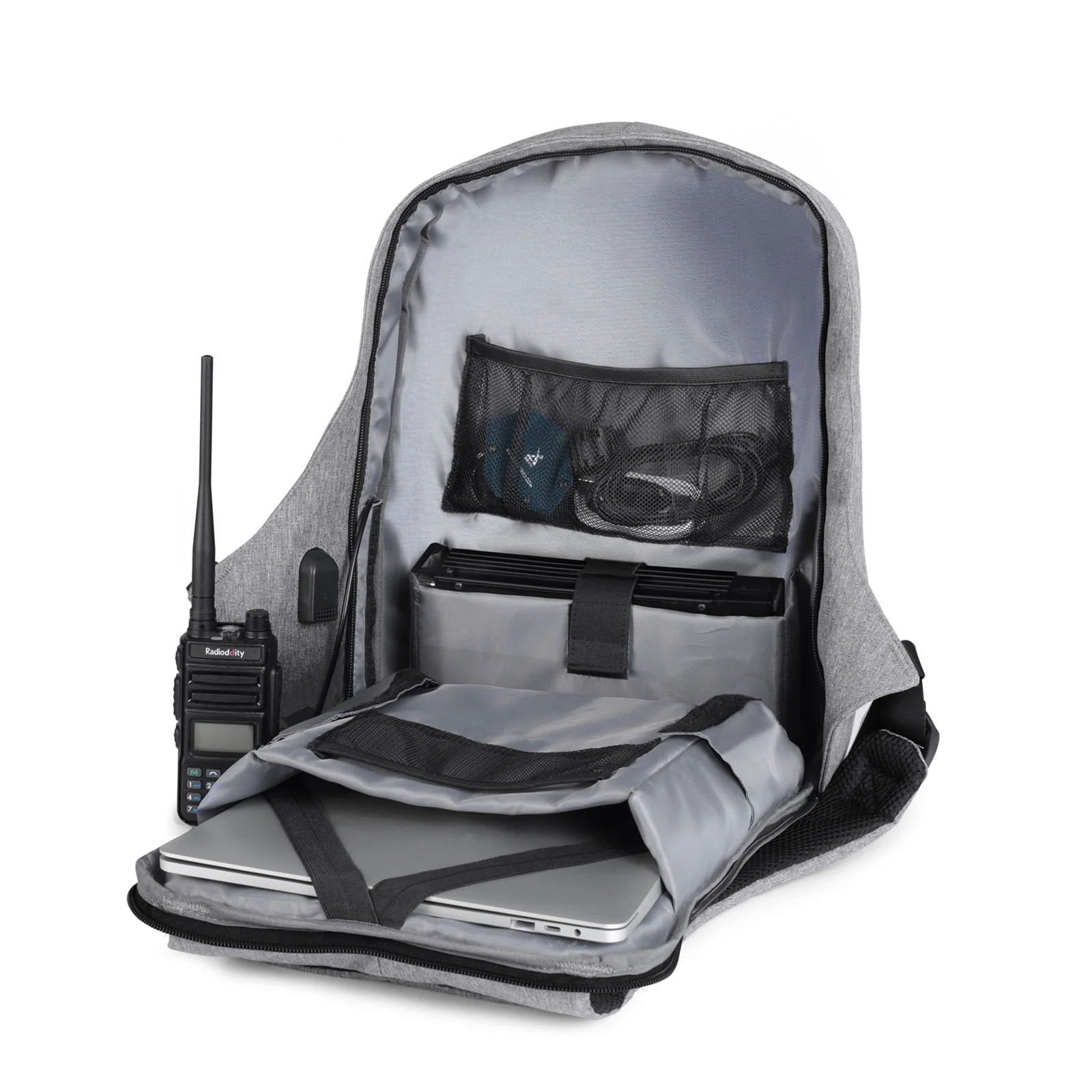 Raddy Multi-function Backpack | Ham Radio Accessories Laptop | Waterproof | for HF Transceiver Xiegu Icom Yaesu - Image 7