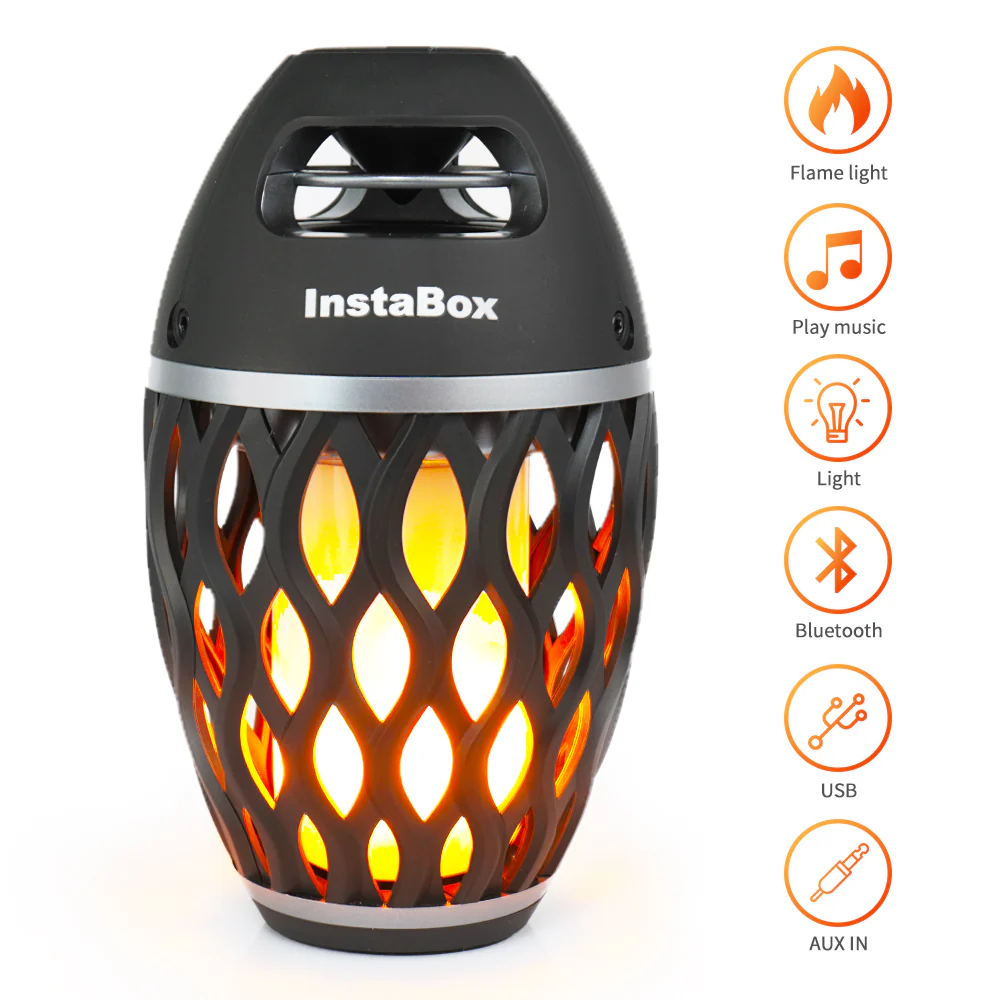 InstaBox FS18 Firestarter LED Flame Speaker Bluetooth 4.2 [DISCONTINUED] - Image 2