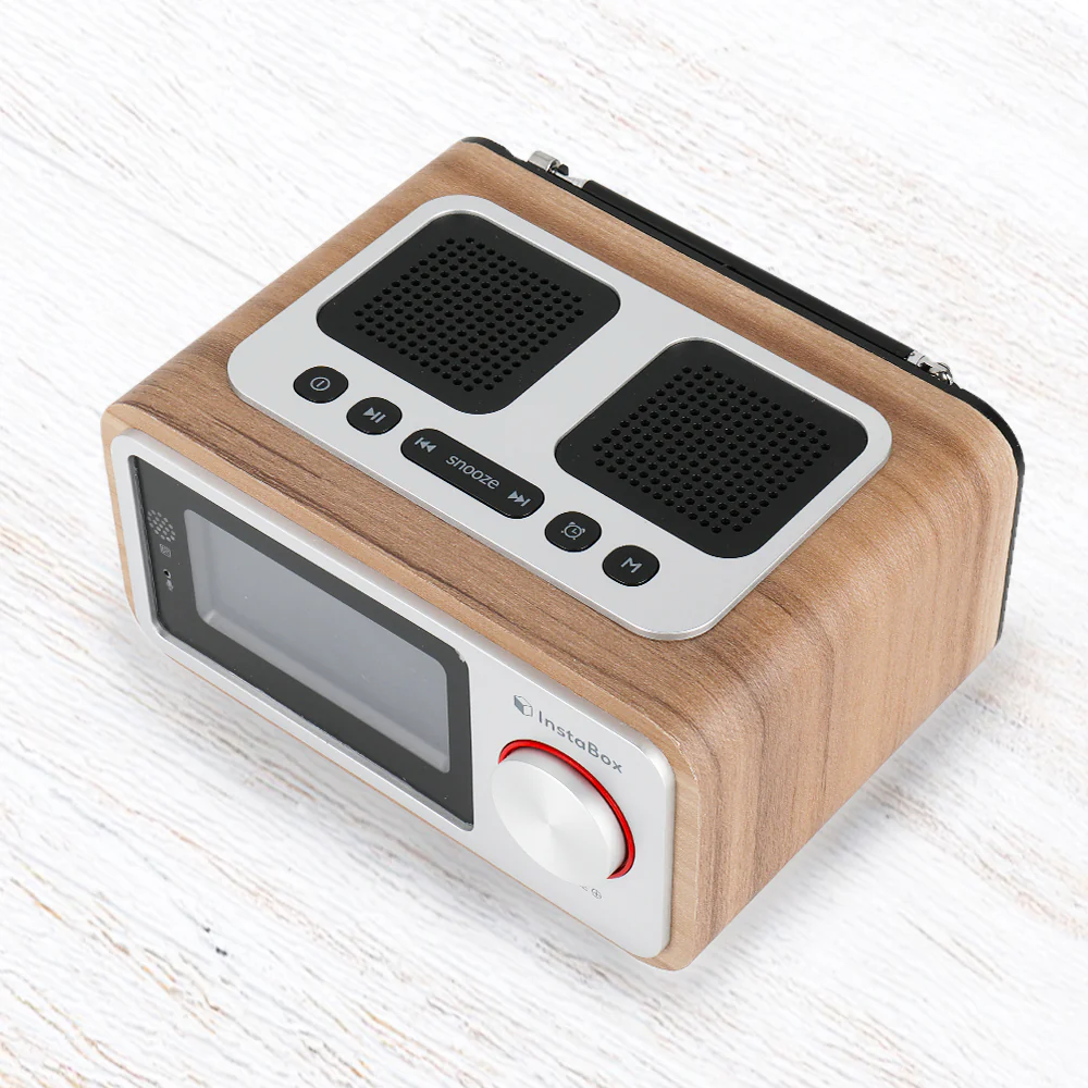 Instabox i30 Wooden Clock Radio & Bluetooth Speaker [DISCONTINUED] - Image 10