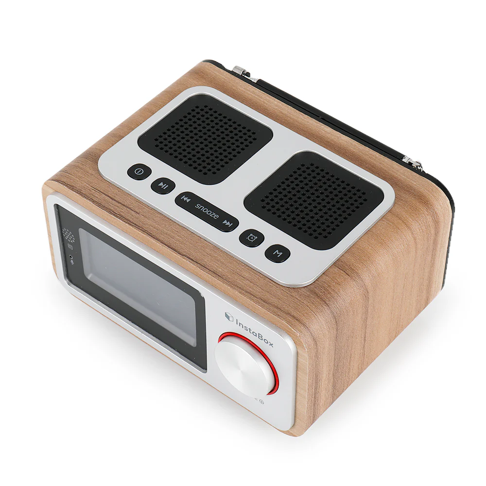 Instabox i30 Wooden Clock Radio & Bluetooth Speaker [DISCONTINUED] - Image 4