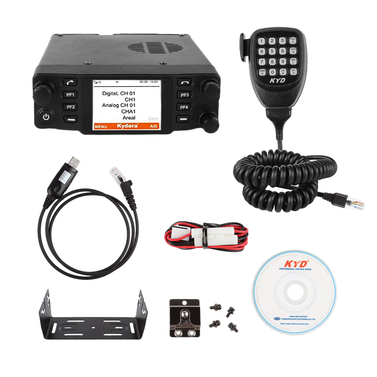 Kydera CDM-550H DMR UHF 40W 25KM Digital Car Radio [DISCONTINUED] - Image 5