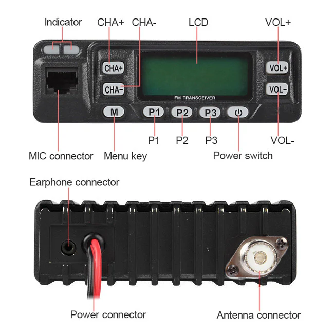 Leixen VV-898 Dual-Band Car Radio | with Cable [DISCONTINUED] - Image 6