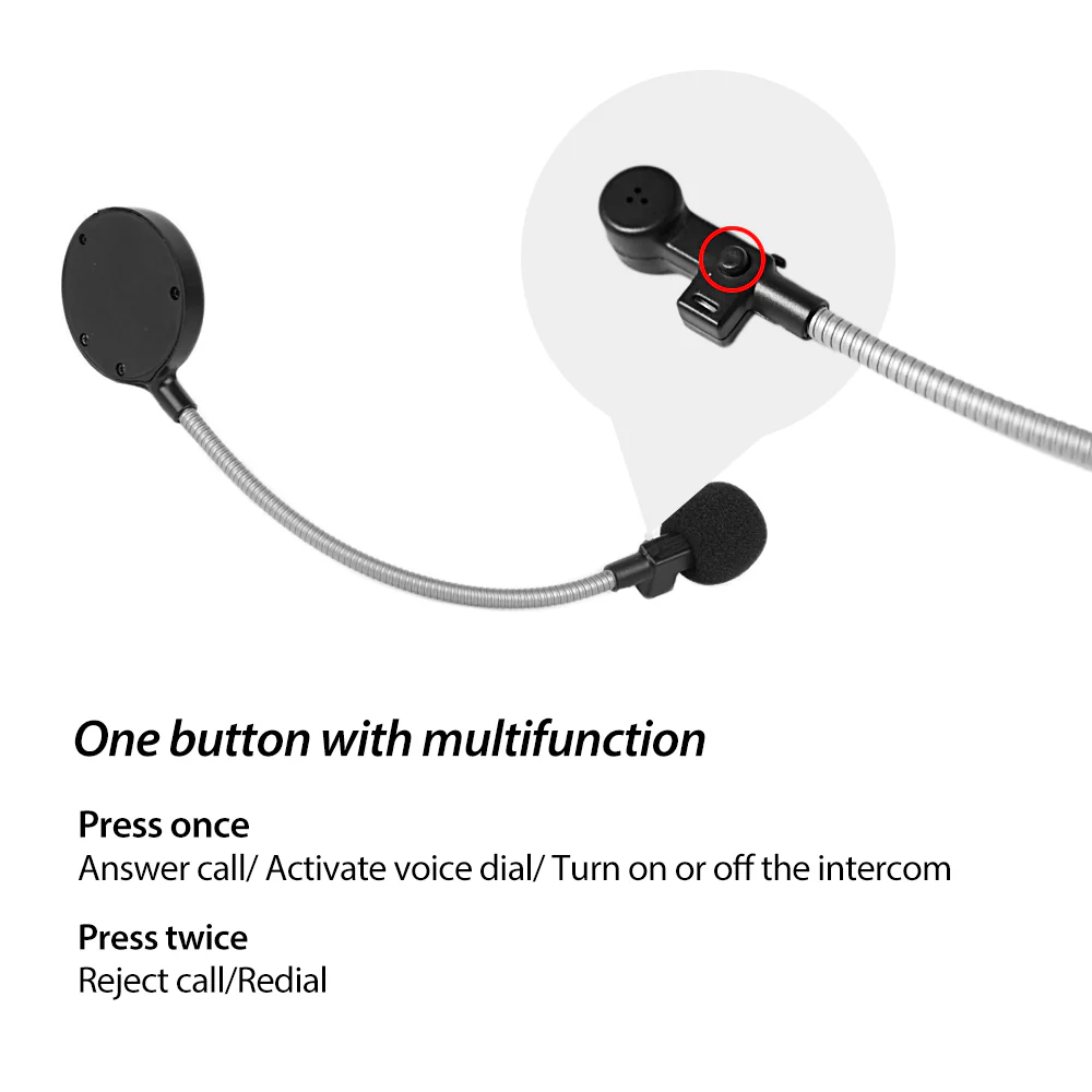 Radioddity M1 / M1 Pro Wireless Stereo Motorcycle Helmet Headset Bluetooth [DISCONTINUED] - Image 4