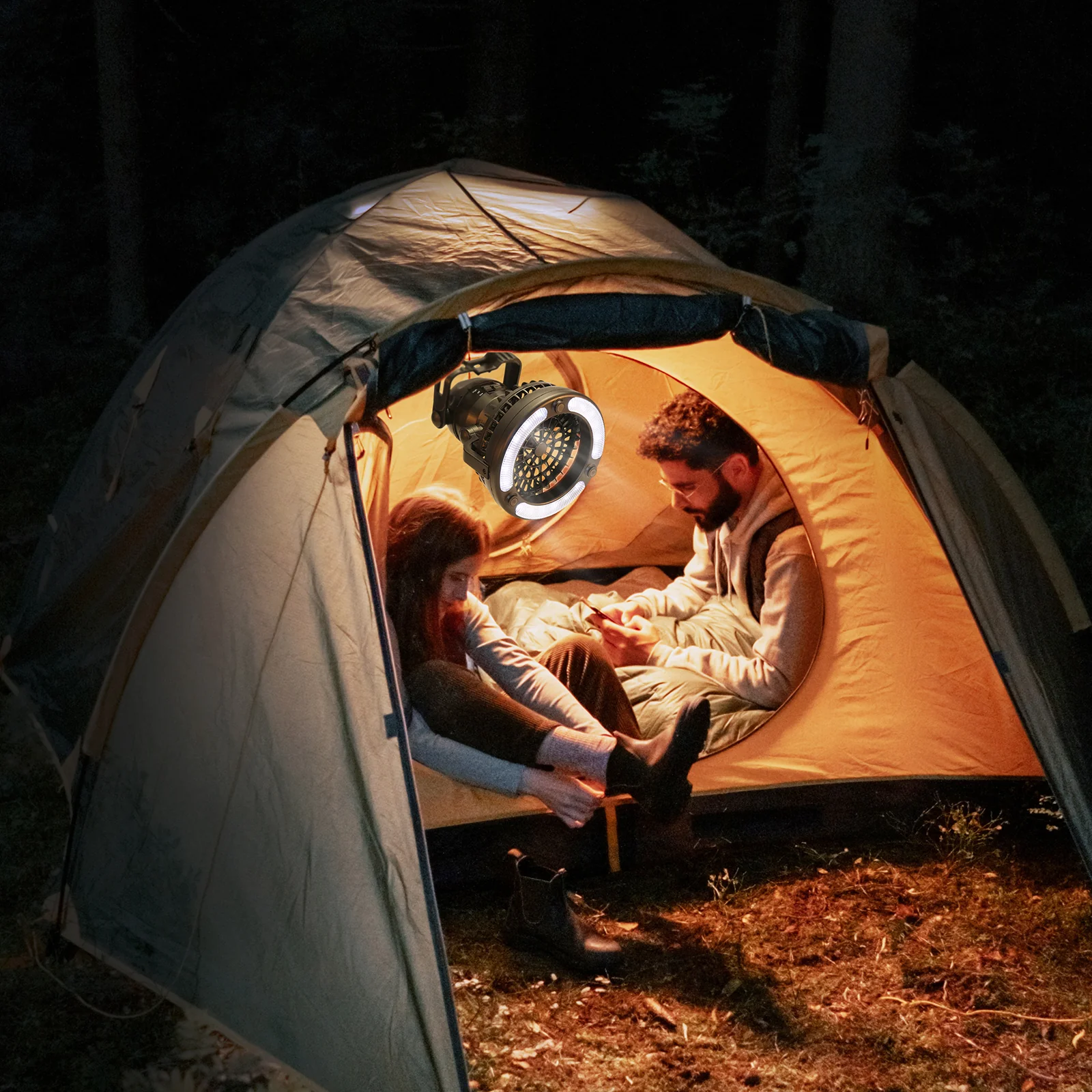 Raddy CF2 Portable Camping Fan with LED Lantern Battery Powered Tent Light [DISCONTINUED] - Image 5