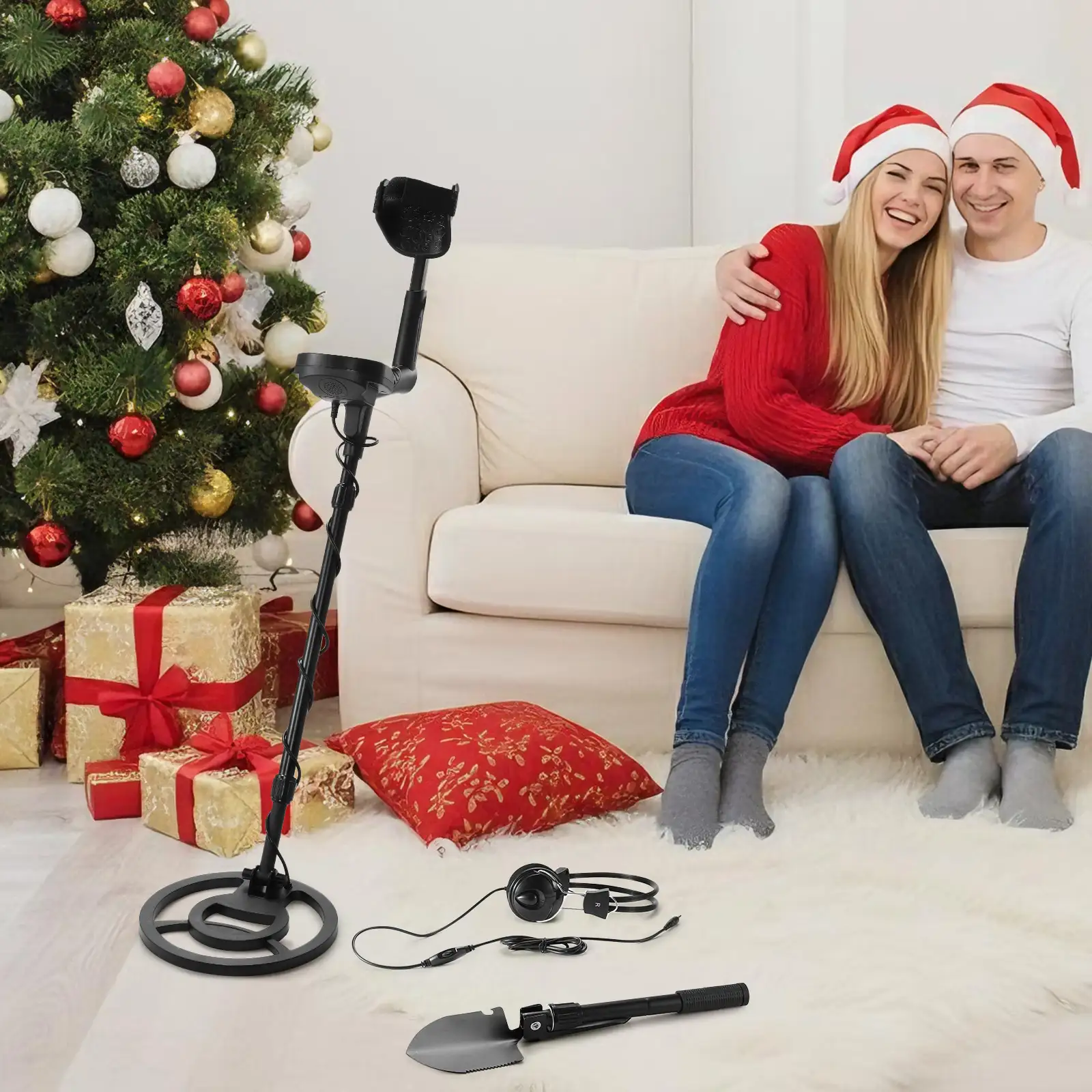 Raddy MD120A Professional Adult Metal Detector | 10" IPX7 Waterproof Search Coil | LCD Backlit Display | High Accuracy Gold Metal Detectors with 4 Modes - Image 7