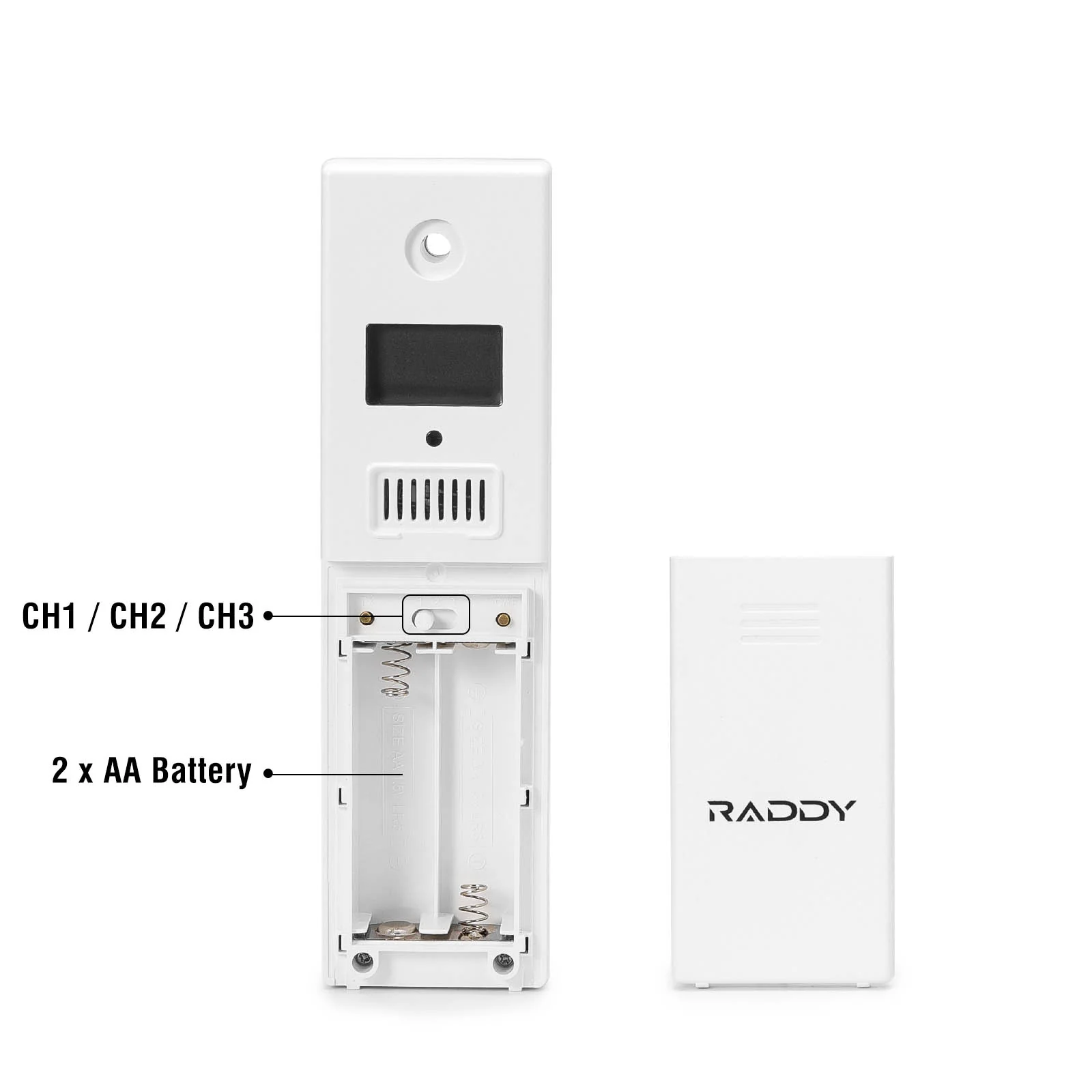 Raddy R6 Remote Sensor ｜For VP7 Wi-Fi/WF-120C/WF-120P Weather Station - Image 2