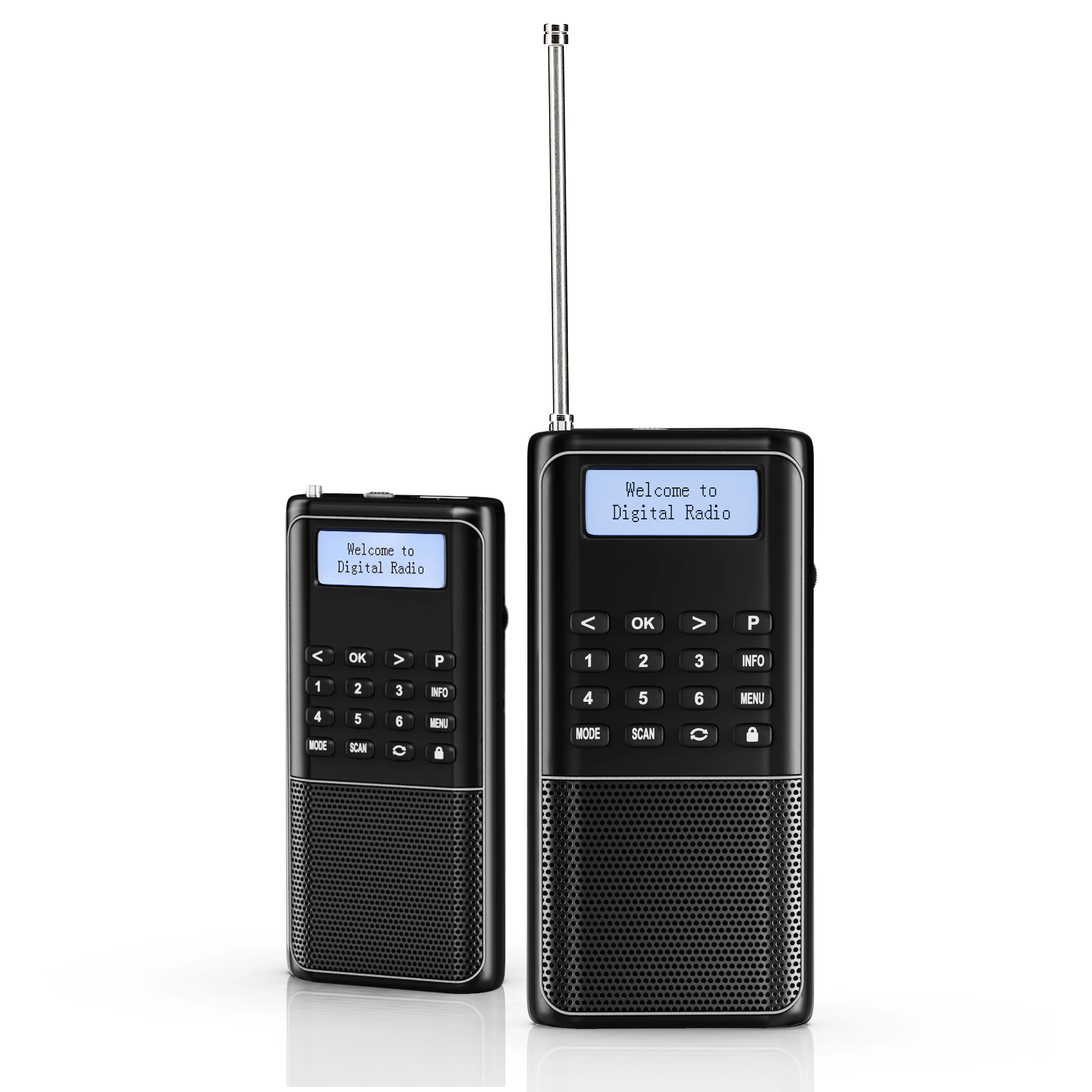 Raddy RD23 Tragbares DAB Radio | Bluetooth-Verbindung | Batteriebetrieben