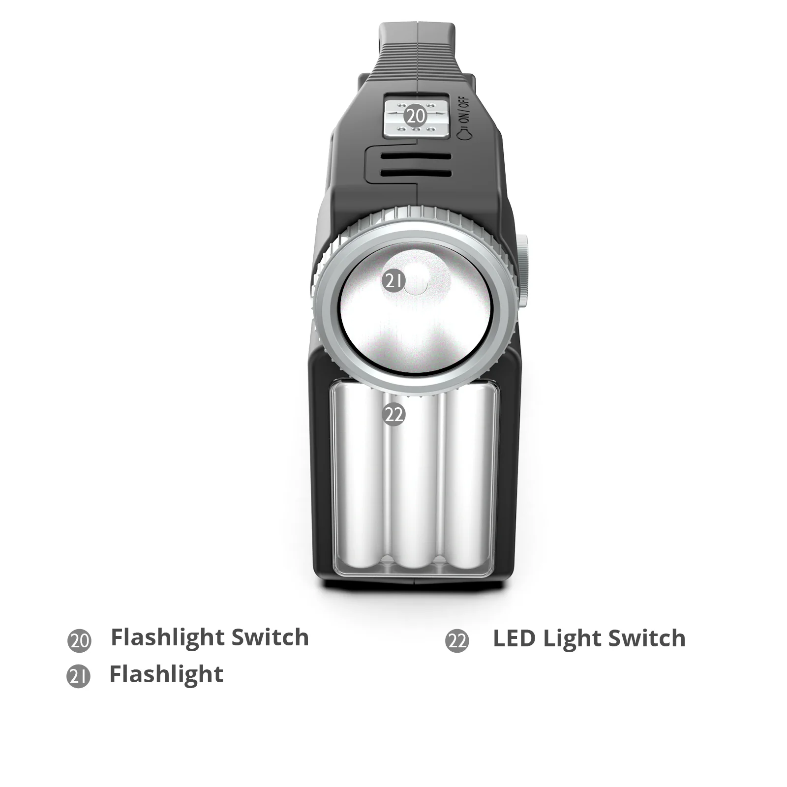 Raddy RF-L3 Portable Solar Generator | with Solar Panel | Flashlight  Music Player [DISCONTINUED] - Image 11