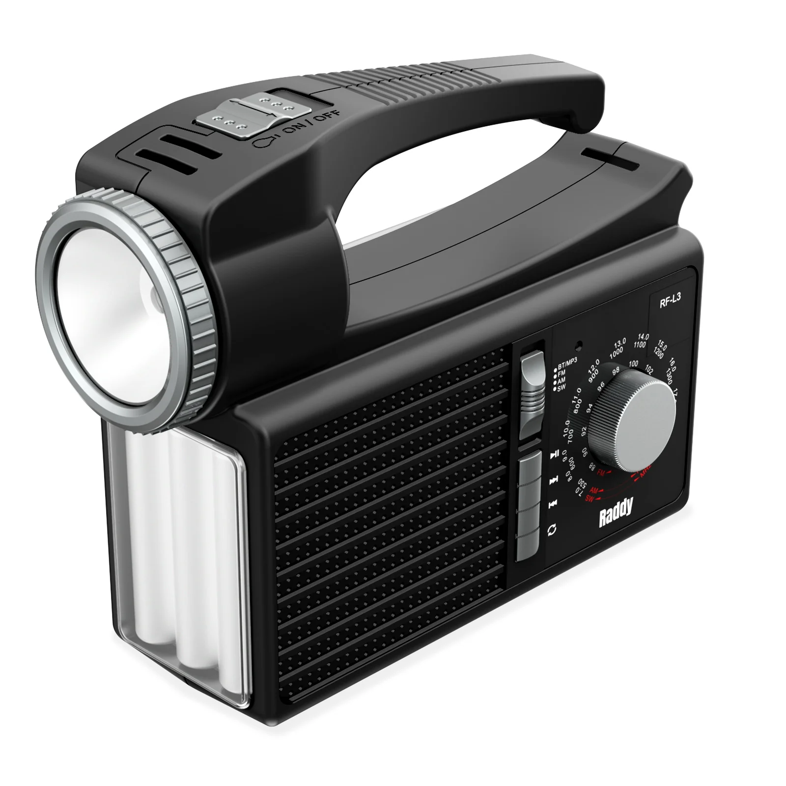 Raddy RF-L3 Portable Solar Generator | with Solar Panel | Flashlight  Music Player [DISCONTINUED] - Image 7