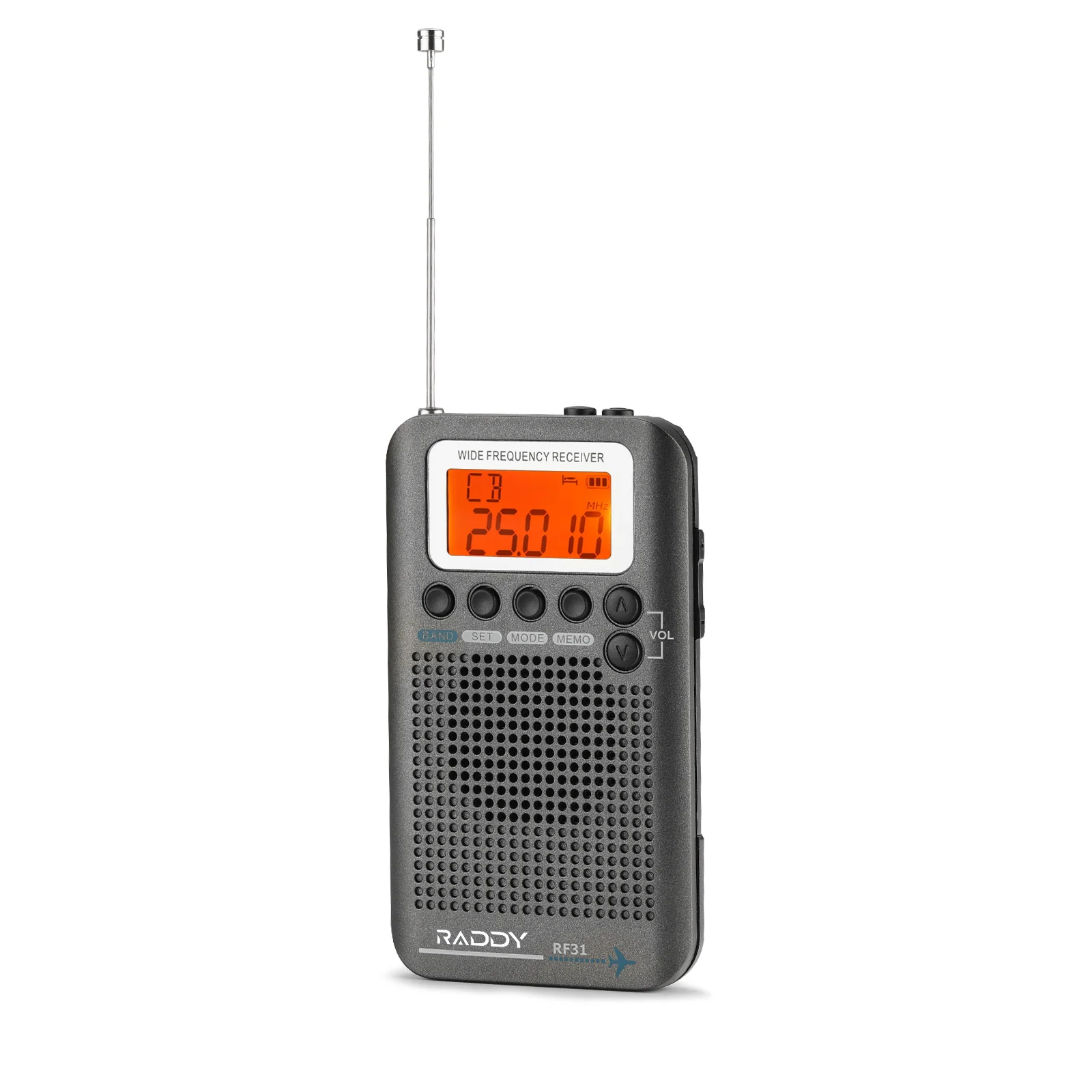 Raddy RF31 Shortwave Radio | Full Band Receiver | FM AM CB SW VHF Air Band | External Antenna [DISCONTINUED] - Image 2